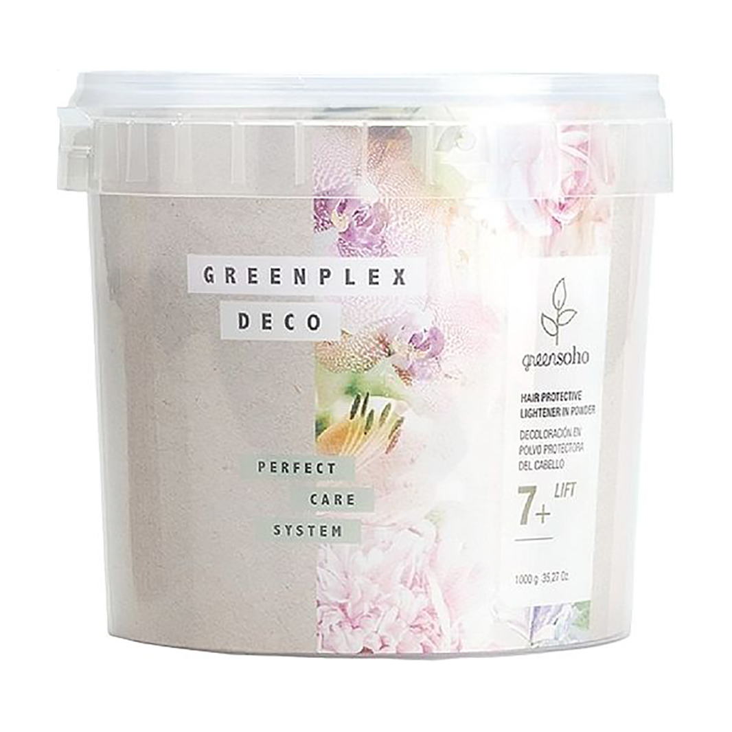 Порошок для освітлення волосся GreenSoho Greenplex Deco Hair Protective Lightener In Powder 7+ Lift, 1 кг